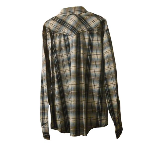 NWT Moon Shine Spirit Brad Paisely L Regular Fit Western Pearl Snap Rockabilly - Picture 2 of 10